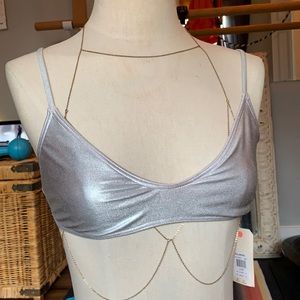Silver billabong bikini L